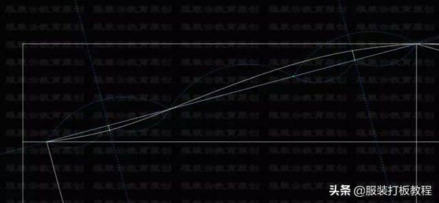 大海服装落肩袖卫衣裁剪图,100码幼童落肩袖卫衣裁剪方法