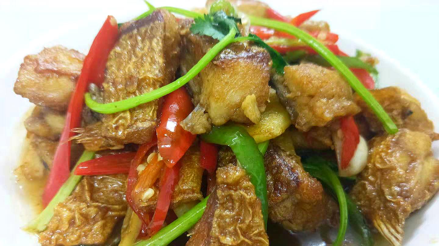 香辣煎鱼块正宗做法,湖南香辣煎鱼块