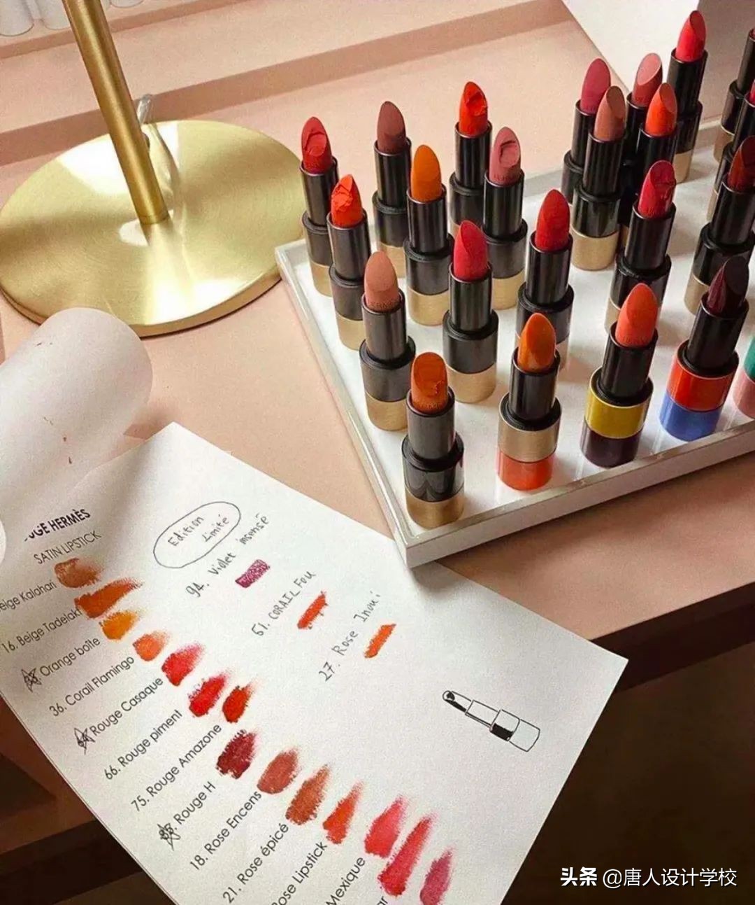 爱马仕口红24小时不脱色持久度高,爱马仕爆款口红