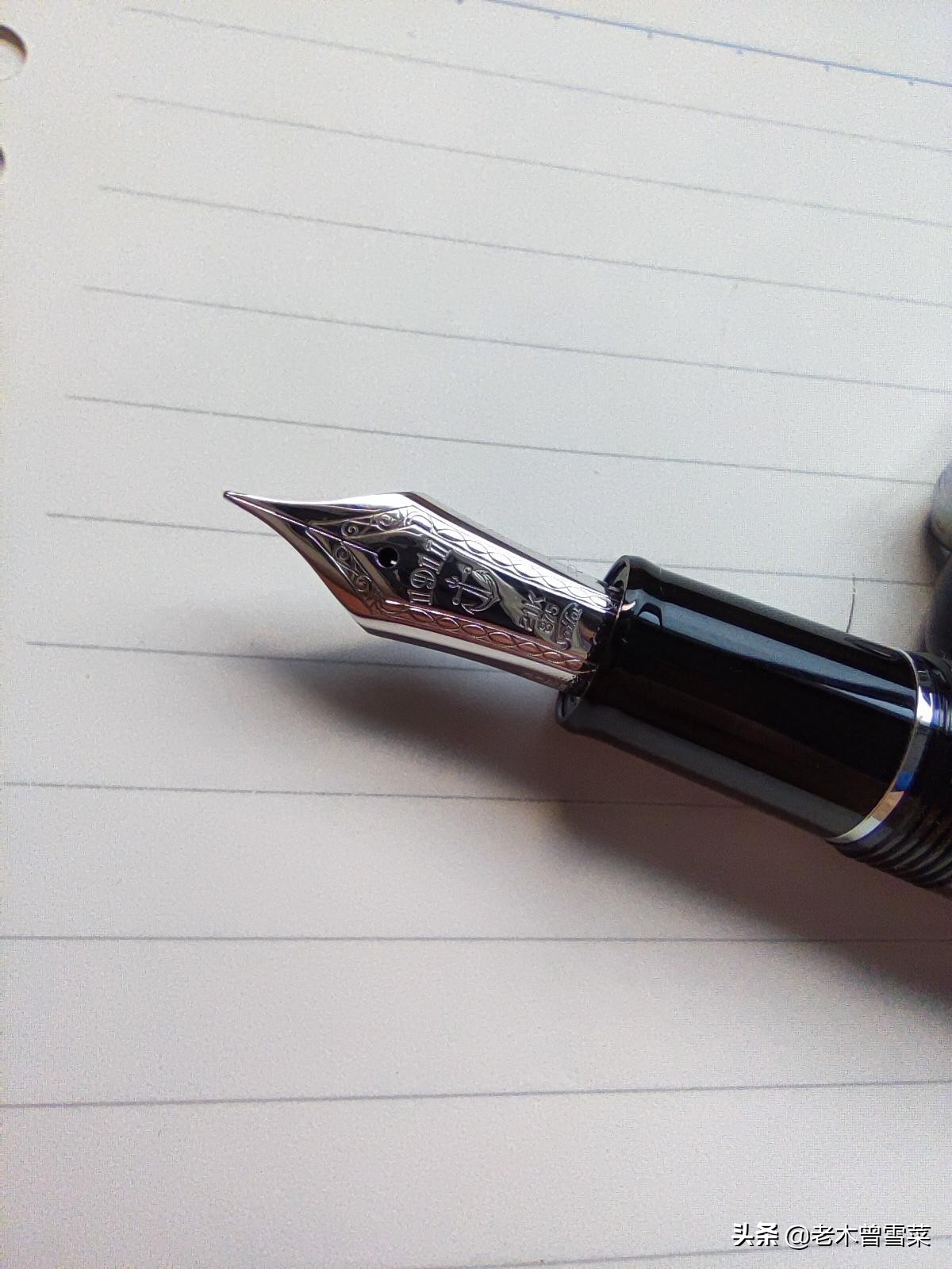 比较细的金尖钢笔,黄色笔尖和金尖钢笔区别