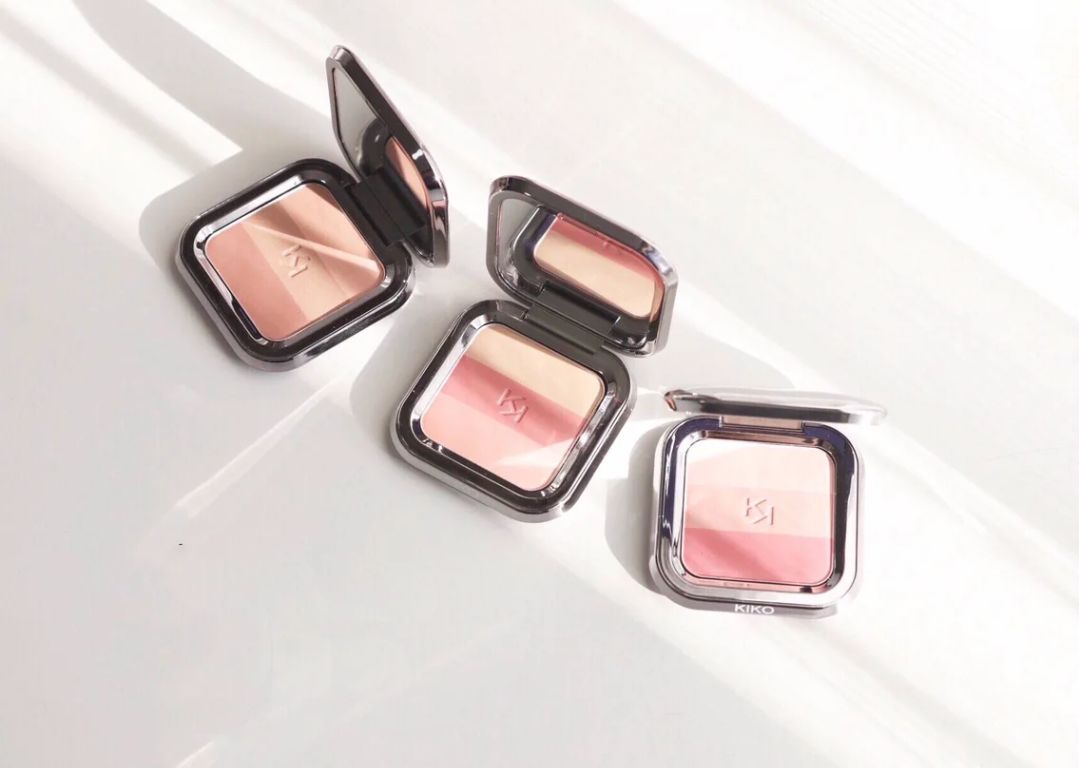 kiko和橘朵哑光高光,kiko水莲花粉饼和橘朵