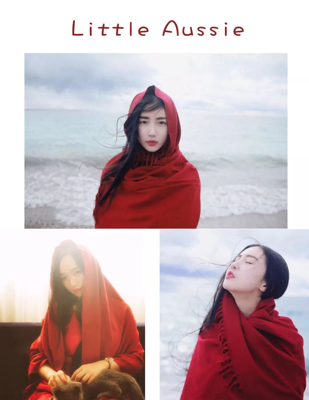 小众高颜值围巾分享女生,小众围巾独特红