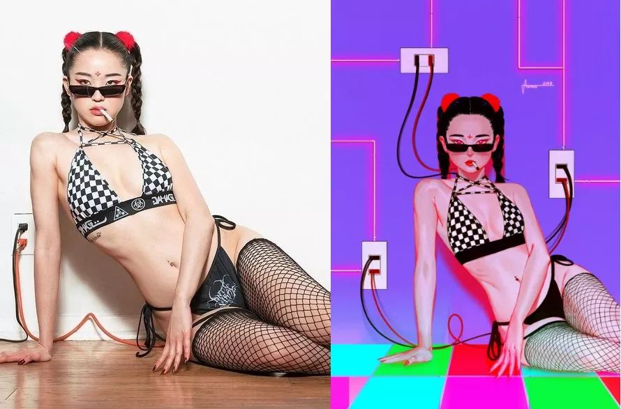 圆圆脸大眼睛好看吗,圆圆脸大大的眼睛