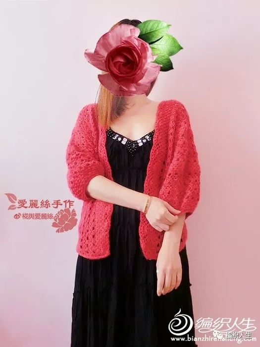 马海毛钩针衣服图片,马海毛衣服的简单花型