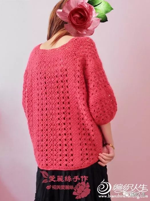 马海毛钩针衣服图片,马海毛衣服的简单花型