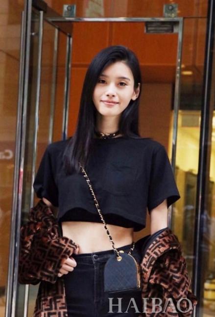 奚梦瑶何穗大表姐的维密秀,奚梦瑶何穗刘雯冬季街拍机场