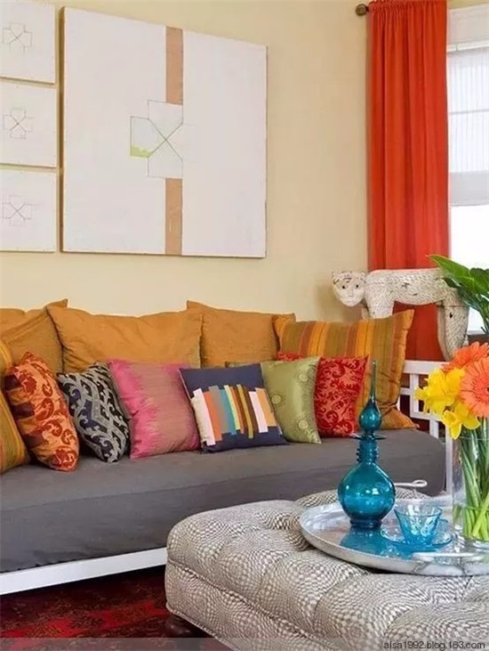 50种沙发装修效果图,沙发墙配色效果图