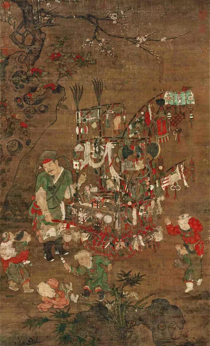 货郎图里看古人购物,双十一货郎图里看古人购物