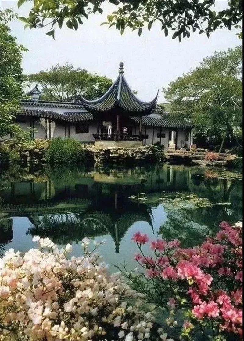 中国古典园林的诗画意境,中式园林画意