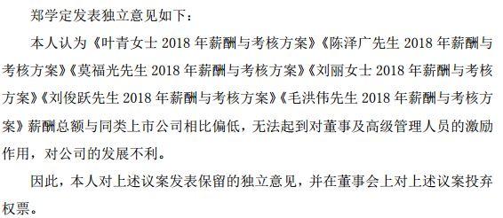 建科院独董投弃权票帮百万年薪高管喊冤：工资太低了