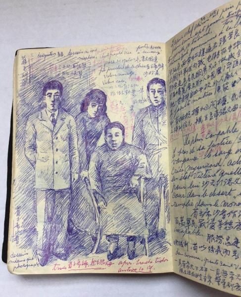 沙耆大师作品,天才画家手稿