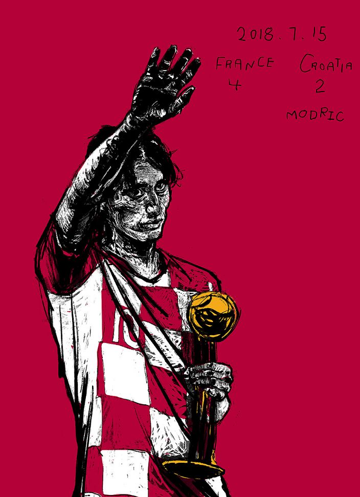 高清世界杯足球壁纸插画,超好看的足球壁纸快来收藏吧