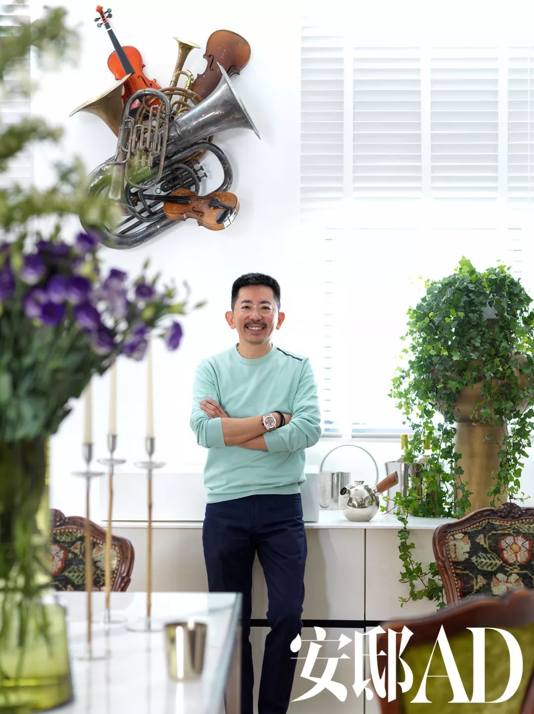 从投行界到设计圈,他给自己建了个“室内桃源”