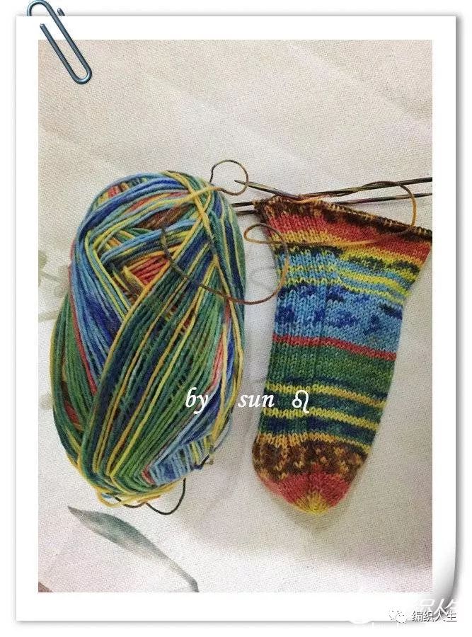 棒针羊毛袜教程,从脚尖开始织袜子后跟怎么织