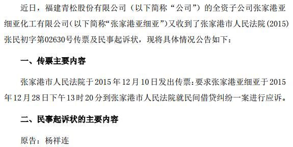 青松股份最近怎么样了,青松股份亏损原因