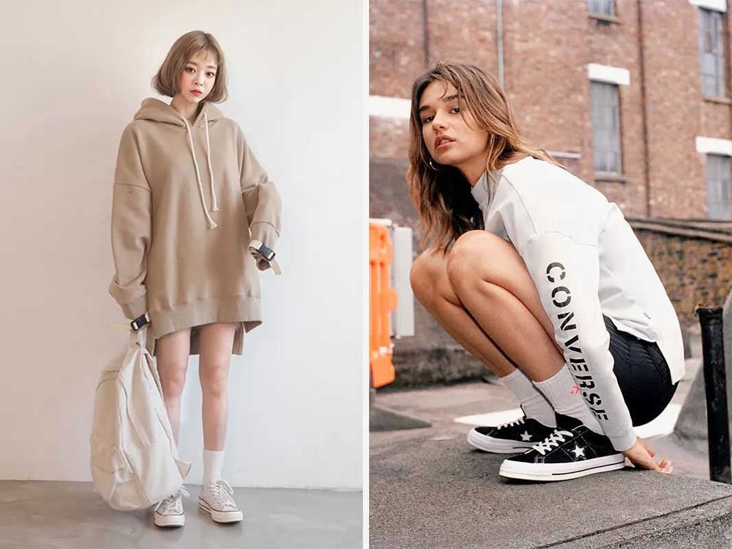 匡威亮橙欧阳娜娜,欧阳娜娜匡威经典款