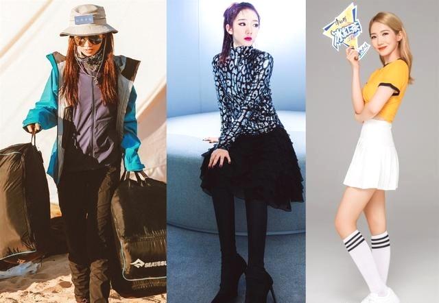 孟美岐纽约时装周视频,孟美岐橘色连衣裙造型