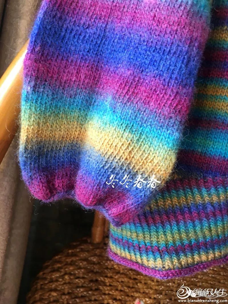 杂志款秋香黄棒针套头款毛衣图解,小姑娘套头插肩袖毛衣教程