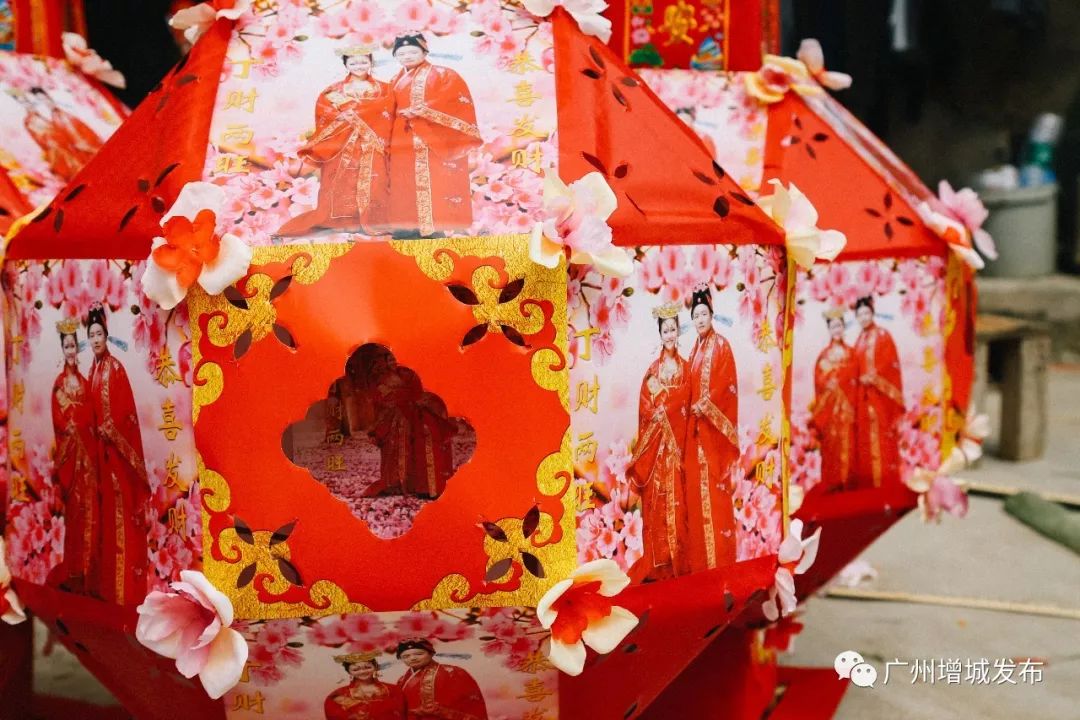 广州闽南传统大型花灯制作过程,派潭传统文化