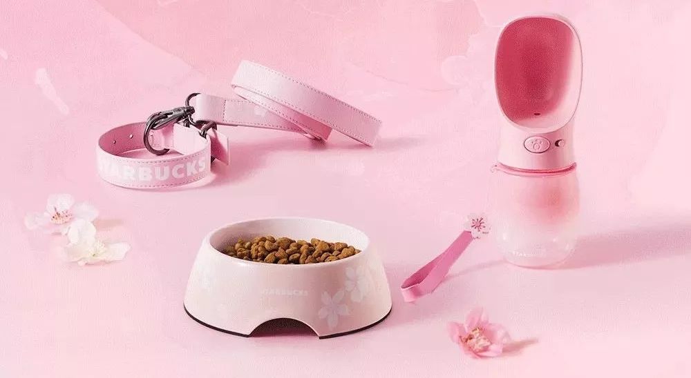 少女猫爪水杯,星巴克樱花猫爪杯