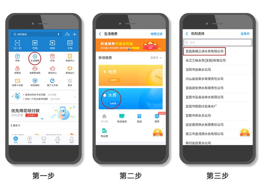 在宜昌居住怎样在网上交水费,宜昌微信如何交水费