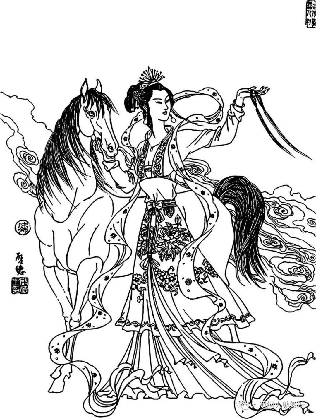 源于蜀地的蚕神马头娘与狮身人面像类似,它带来了丝绸之路的繁荣