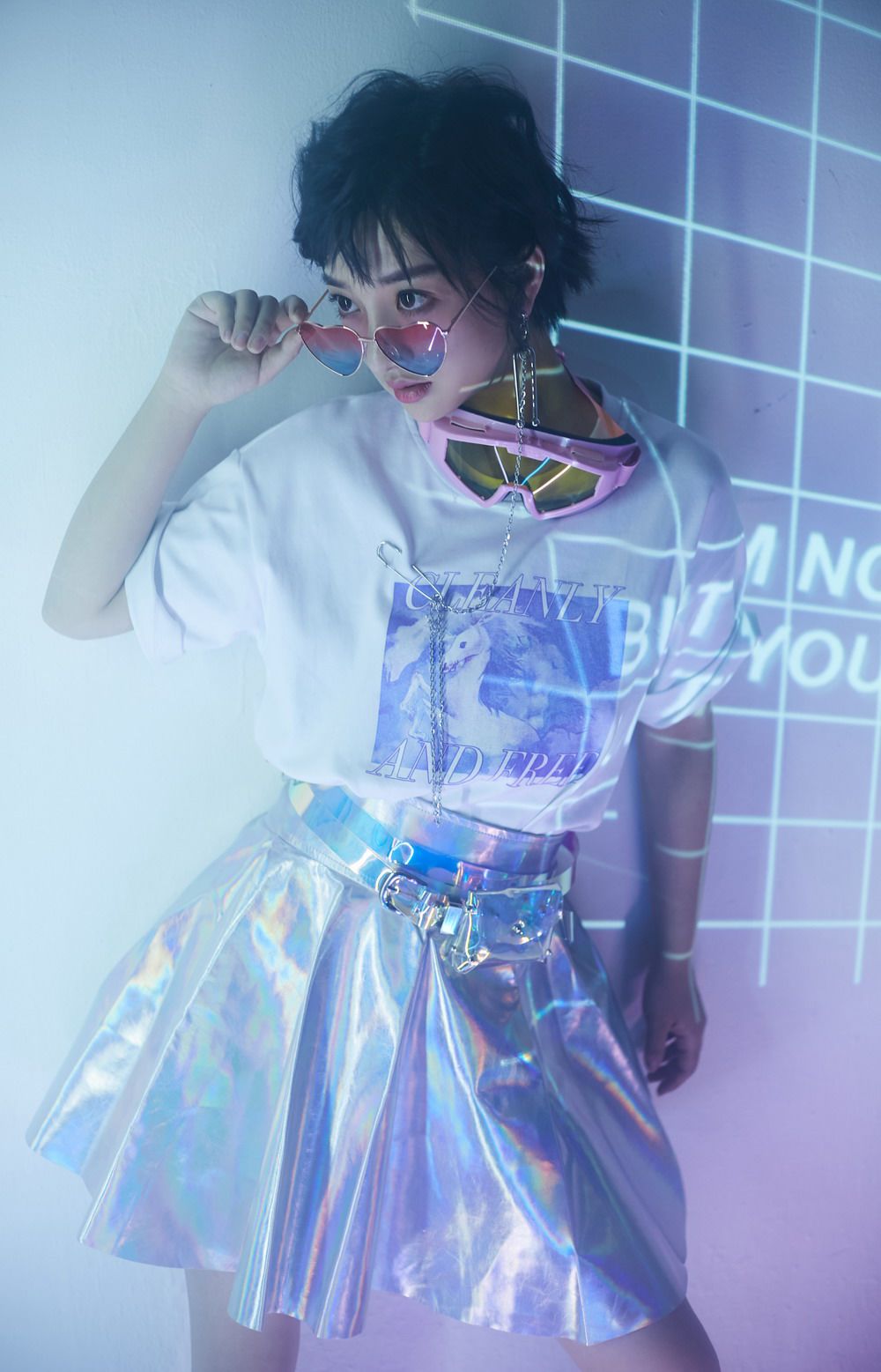 拍照蒸汽波,蒸汽波人像拍照