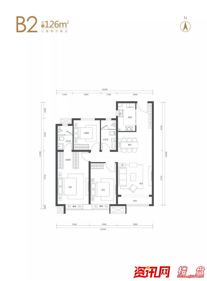 内外双公园+红旗楼商圈！百年煤机厂地块最新户型图曝光