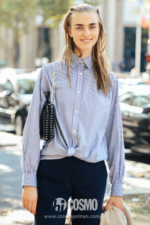 时髦办|穿上昊然弟弟的方领白衬衫，我有初恋的感觉