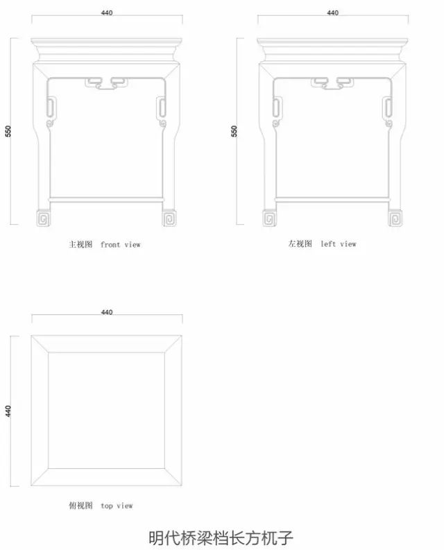 中国古典家具纹样,古典家具设计图纸