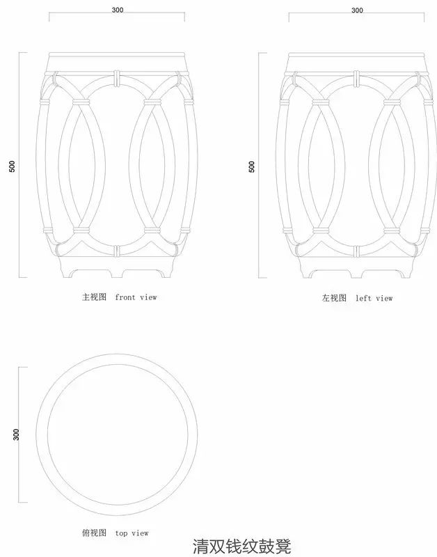中国古典家具纹样,古典家具设计图纸