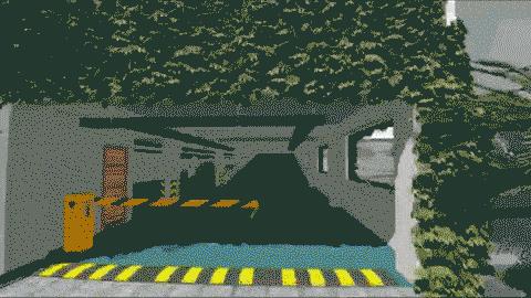 天桥健身中心地下停车场,天桥天台