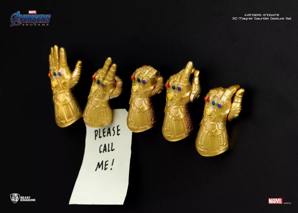 复联四戴上灭霸手套的绿巨人手办,复联4灭霸模型多少钱