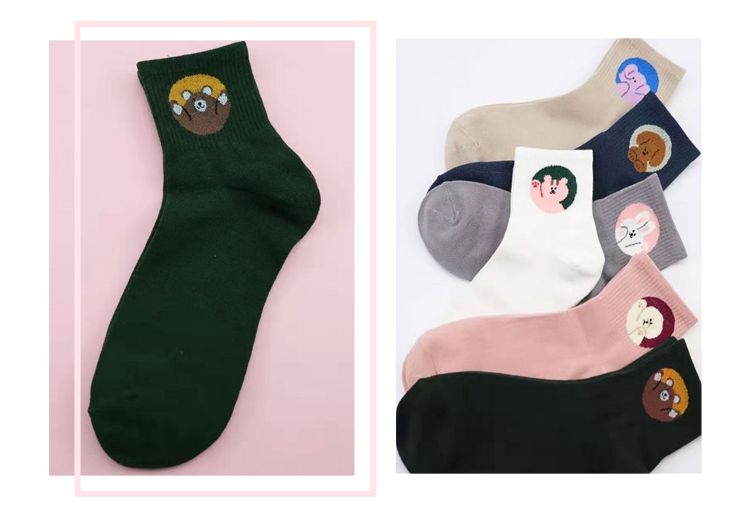 淘宝长款厚袜子推荐,淘宝推荐中长泡泡袜