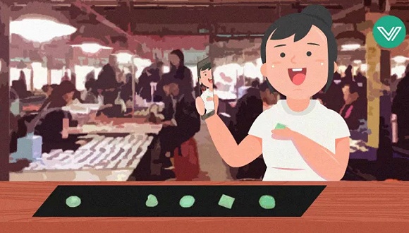 新电商造富神话：河南小镇玉石市场来了珠宝直播客