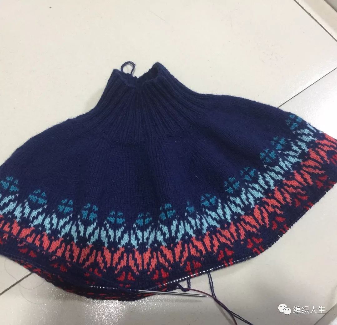 火得一塌糊涂的棒针提花毛衣,开司米棒针圆肩提花毛衣图解