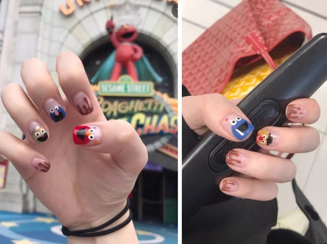 适合夏天的美甲显手白,超显手白的美甲带钻