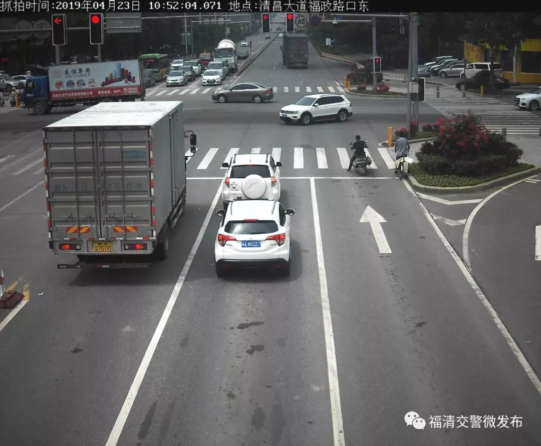 曝光!福清这些车辆闯禁行被拍!