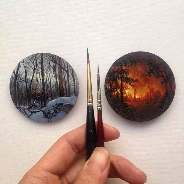 油画风景随身带,旅游景点油画