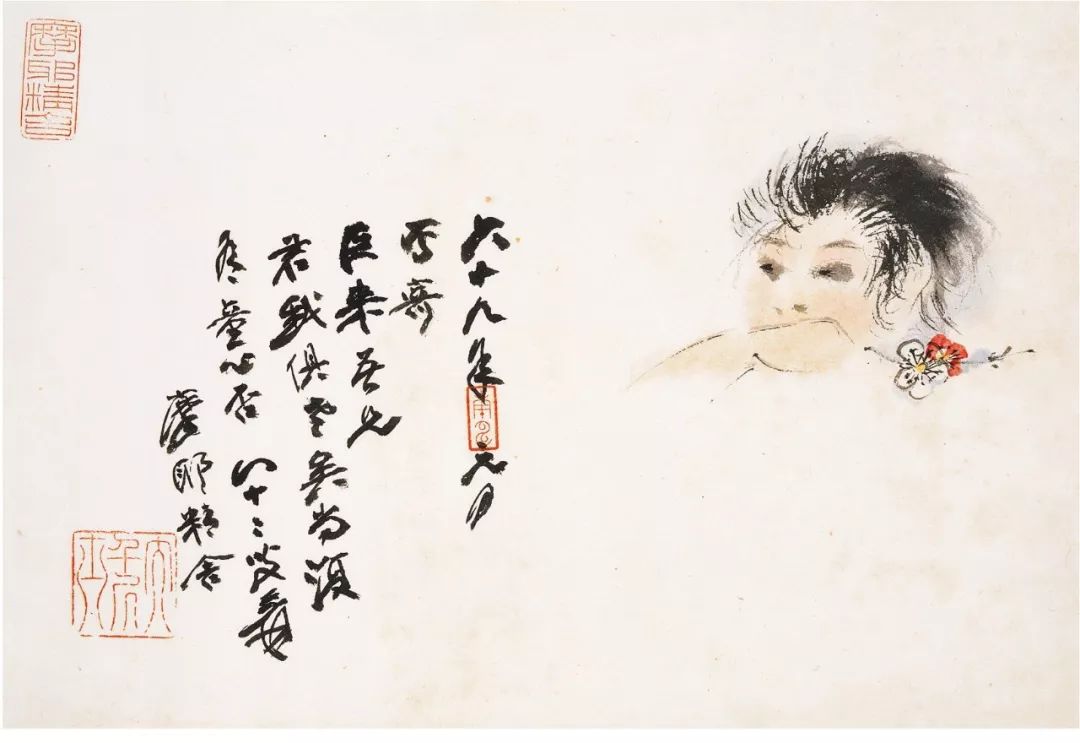 张大千没出名前是造假的么,张大千造假与正版对比