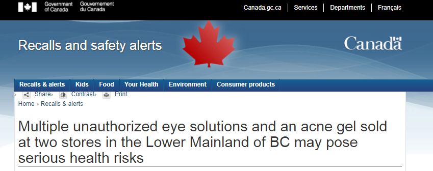 日本参天眼药水为什么禁售,遭禁售的日本眼药水