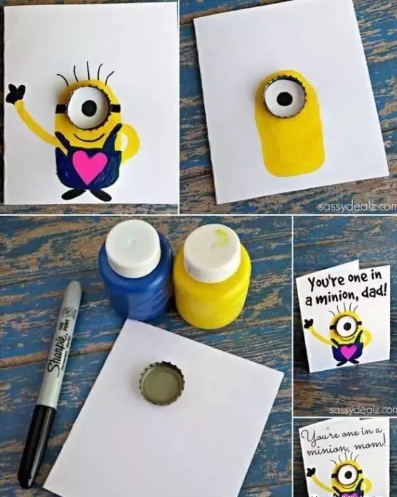 父亲节礼物手工贺卡简单有惊喜,父亲节手工花小礼物简单又漂亮