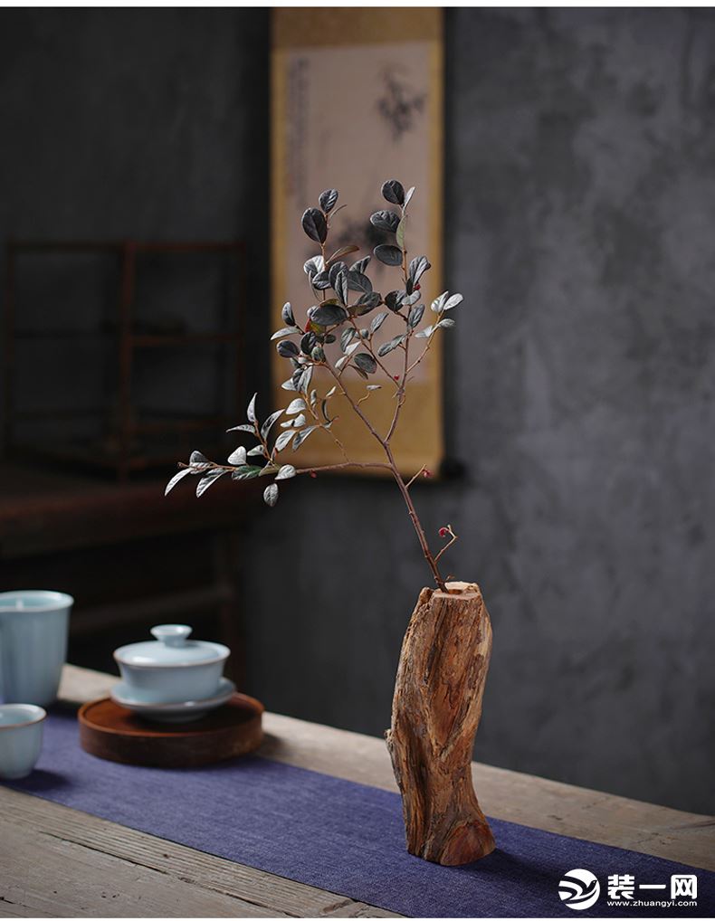 竹木花瓶装饰,实木花瓶制作过程