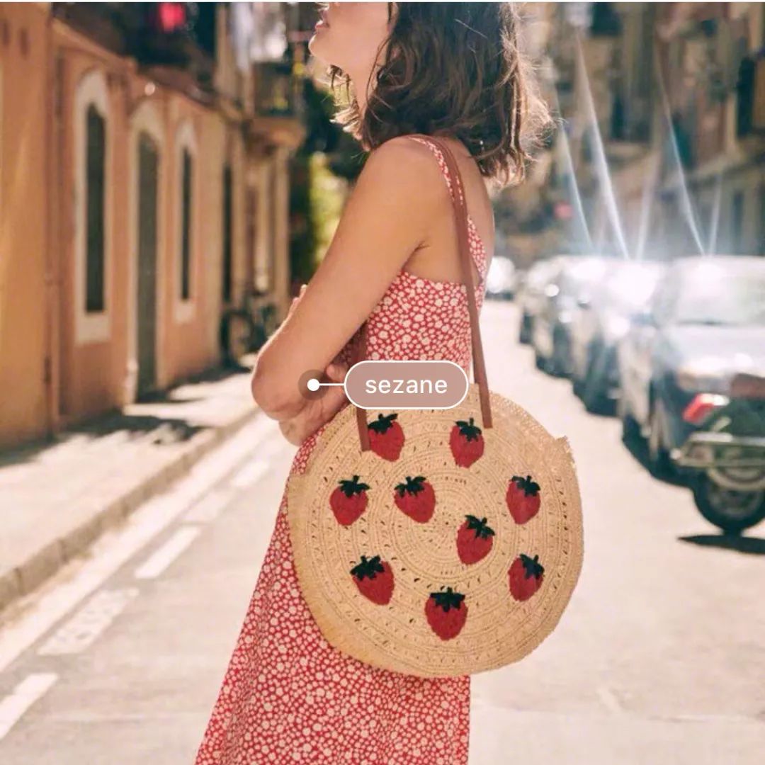 不是菜篮子不好看,这50款明星潮人都爱的草编包,才没有过时