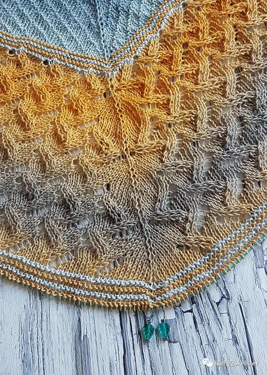 神秘团织第1期|“你好”三角蕾丝披肩（教程公开）