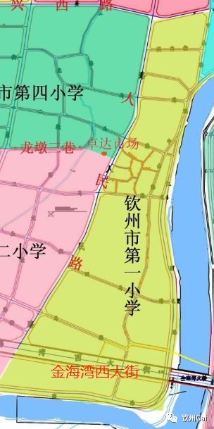 钦州市小学学区划分,钦州各个小学学区划分