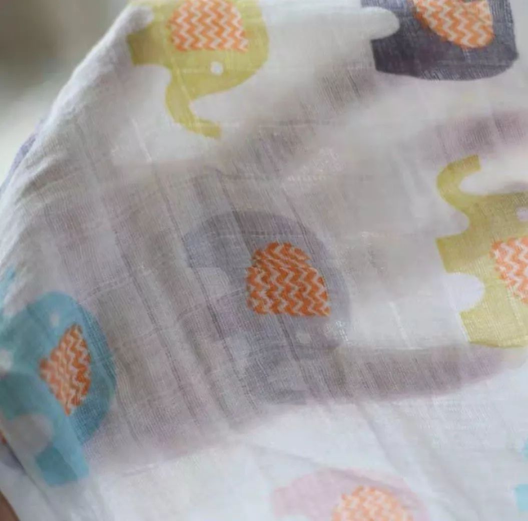婴儿浴巾面巾,婴儿用的四层纱布浴巾