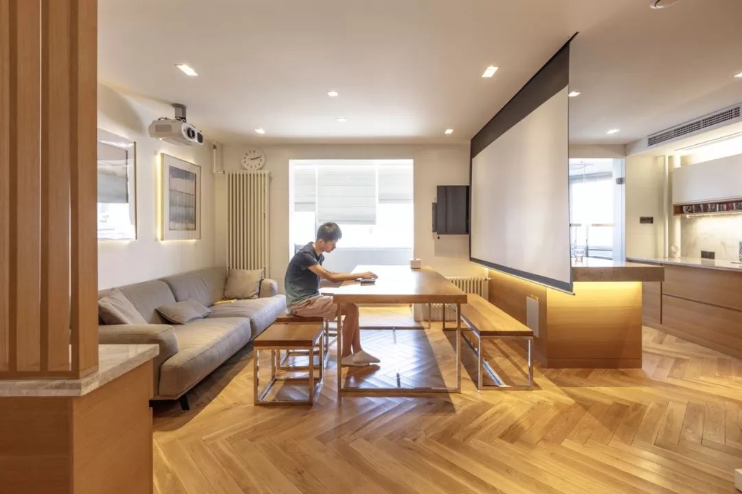 小面积客厅阳台改书房装修效果图,客厅书房阳台一体装修效果图欣赏