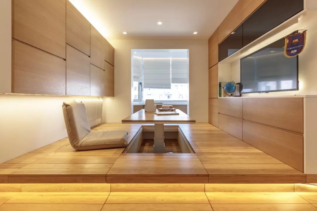 小面积客厅阳台改书房装修效果图,客厅书房阳台一体装修效果图欣赏