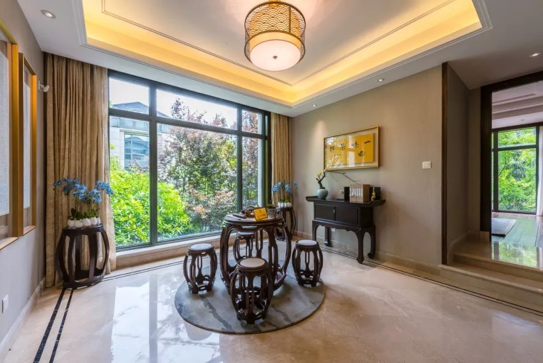 松江联排别墅价目表,松江富人区三合一的中式别墅